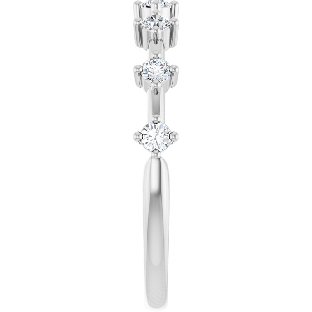 14K 7-Station Diamond Anniversary Band