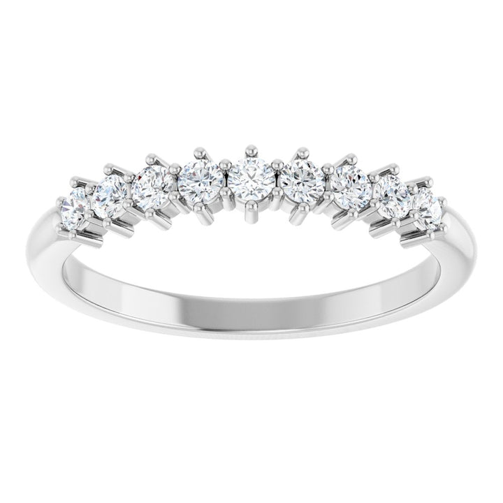 14K 9-Stone Diamond Anniversary Band