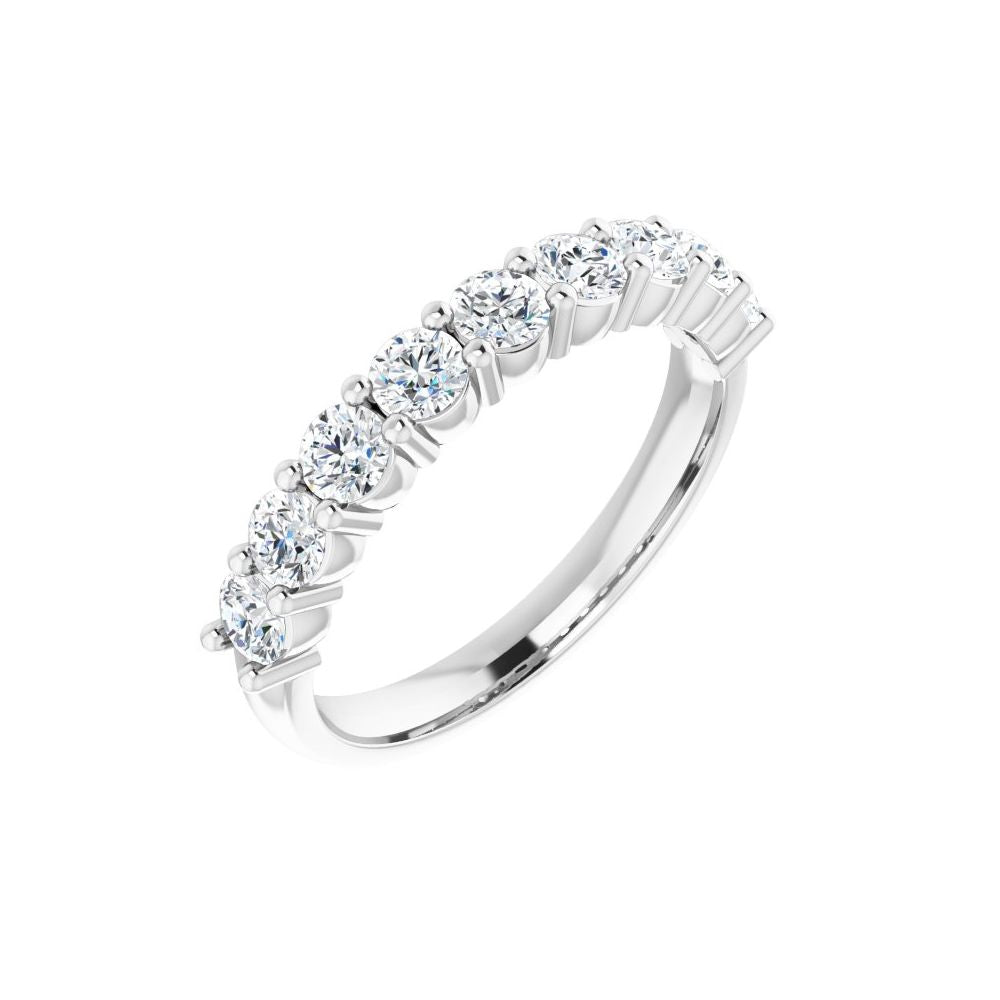 14K 9/10 CTW Lab Grown Diamond Anniversary Band