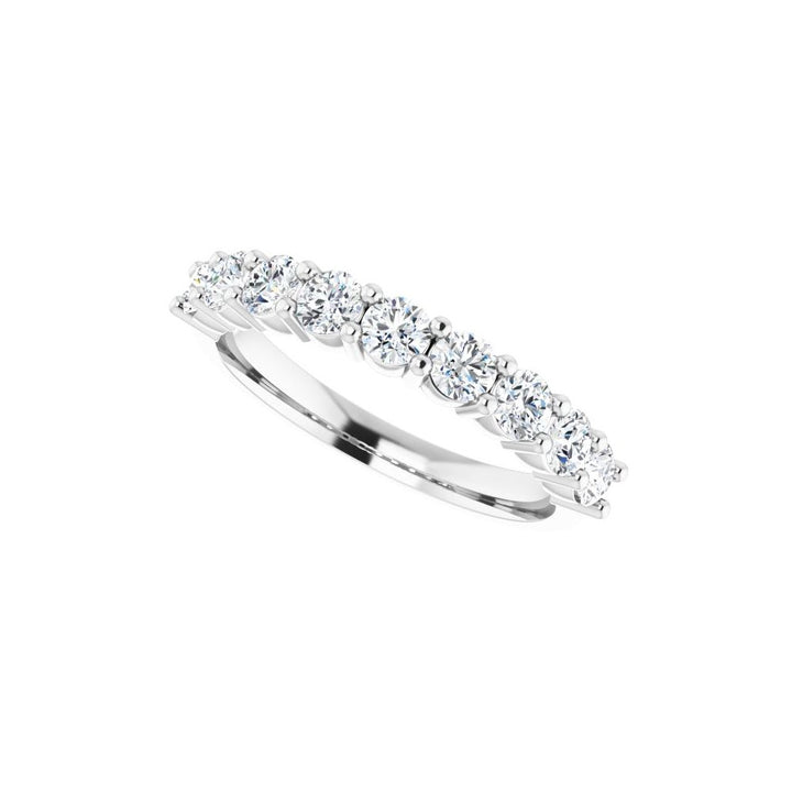 14K 9/10 CTW Lab Grown Diamond Anniversary Band