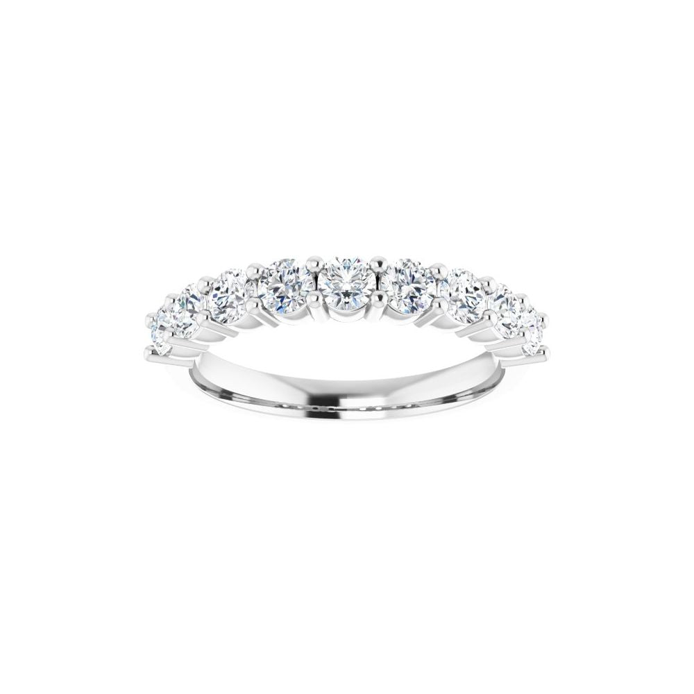 14K 9/10 CTW Lab Grown Diamond Anniversary Band