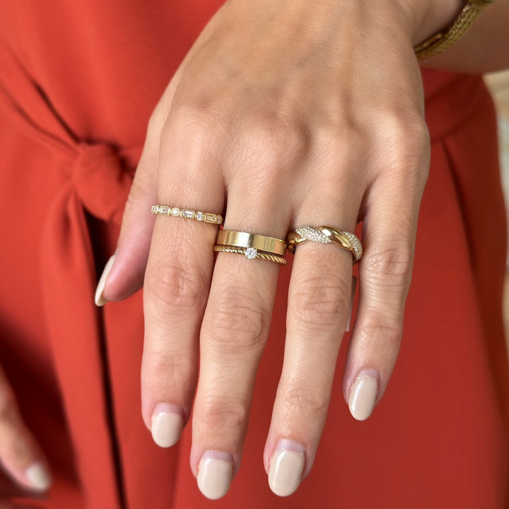 14K Flat Ultra-Light Band