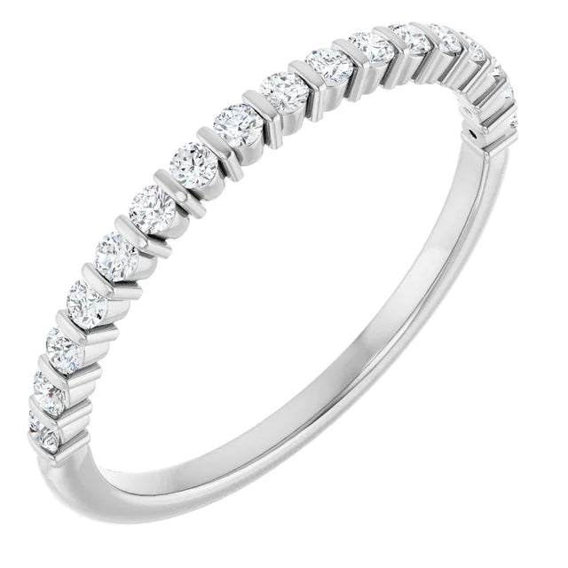 14K Bar-Set Diamond Anniversary Band