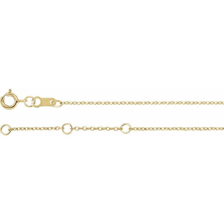 14K Bezel Diamond Solitaire Bracelet
