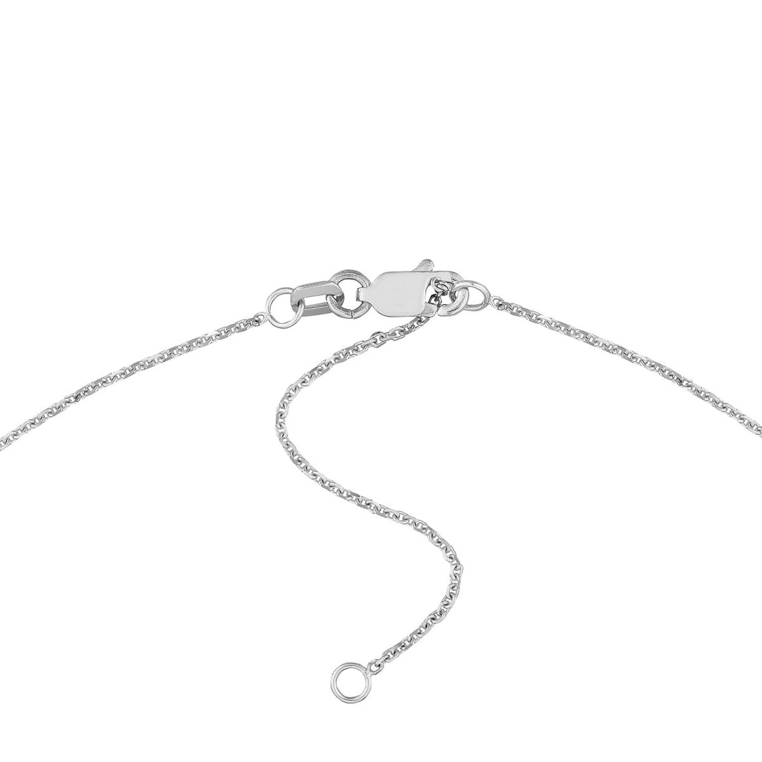 14K Bubble Nameplate Necklace