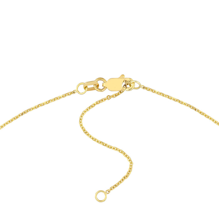 14K Bubble Nameplate Necklace