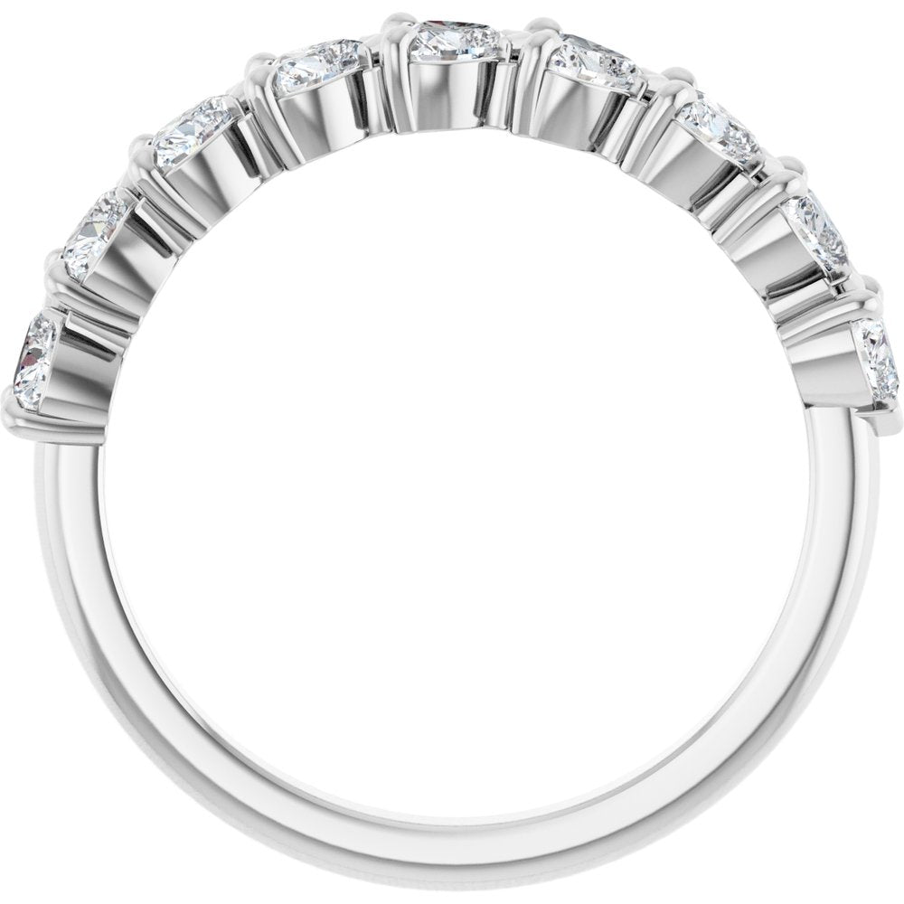 14K Chasing Diamond Hearts Anniversary Band