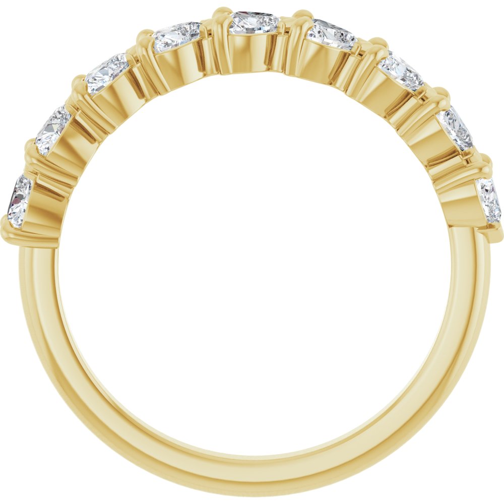 14K Chasing Diamond Hearts Anniversary Band
