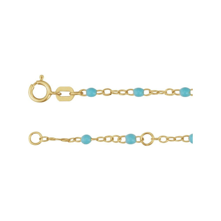 14K Colored Enamel Bead Bracelet-Embark Fine Jewelry