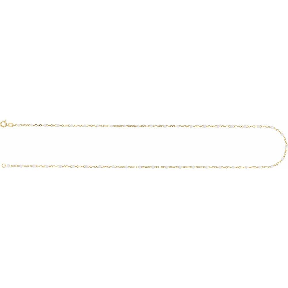 14K Colored Enamel Bead Bracelet-Embark Fine Jewelry