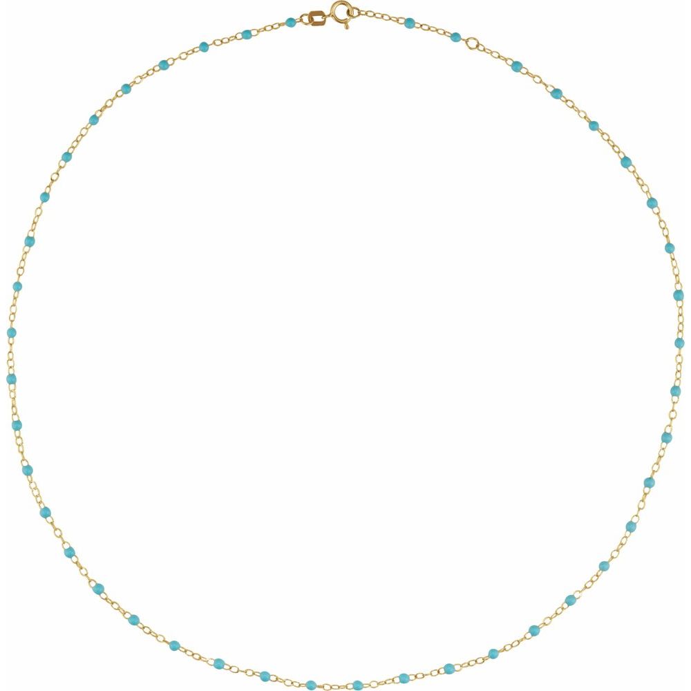 14K Colored Enamel Bead Bracelet-Embark Fine Jewelry