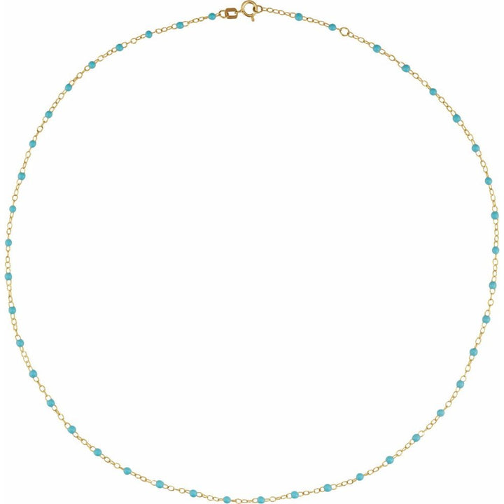 14K Colored Enamel Bead Bracelet-Embark Fine Jewelry