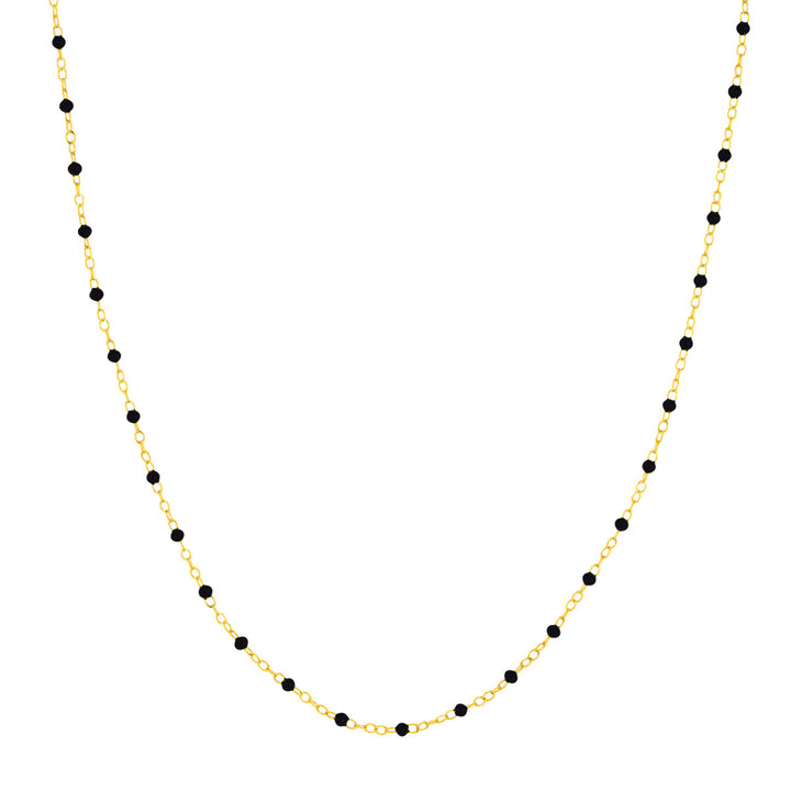14K Colored Enamel Bead Necklace-Embark Fine Jewelry