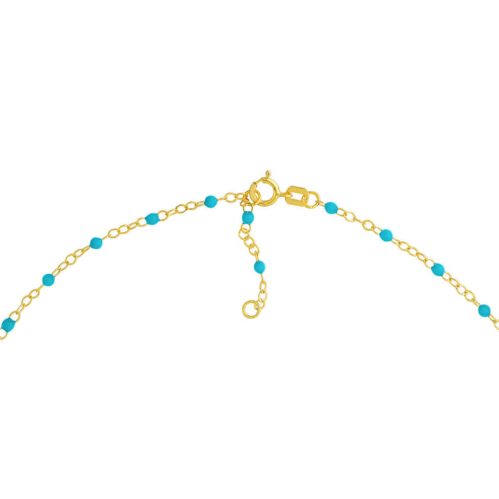 14K Colored Enamel Bead Necklace-Embark Fine Jewelry