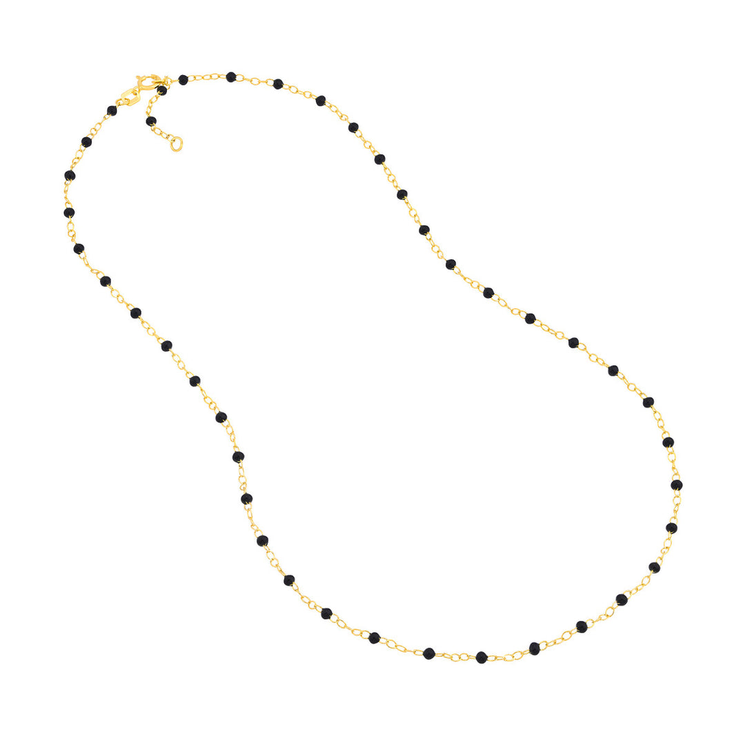 14K Colored Enamel Bead Necklace-Embark Fine Jewelry