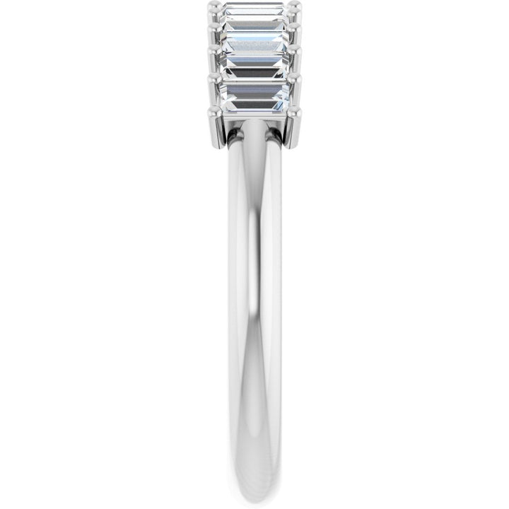 14K Diamond Baguette Anniversary Band