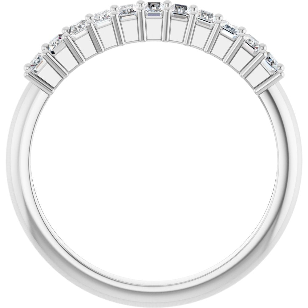 14K Diamond Baguette Anniversary Band