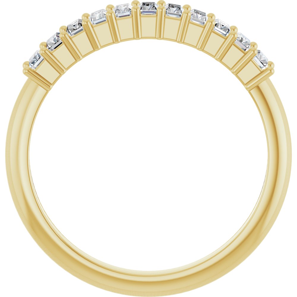 14K Diamond Baguette Anniversary Band