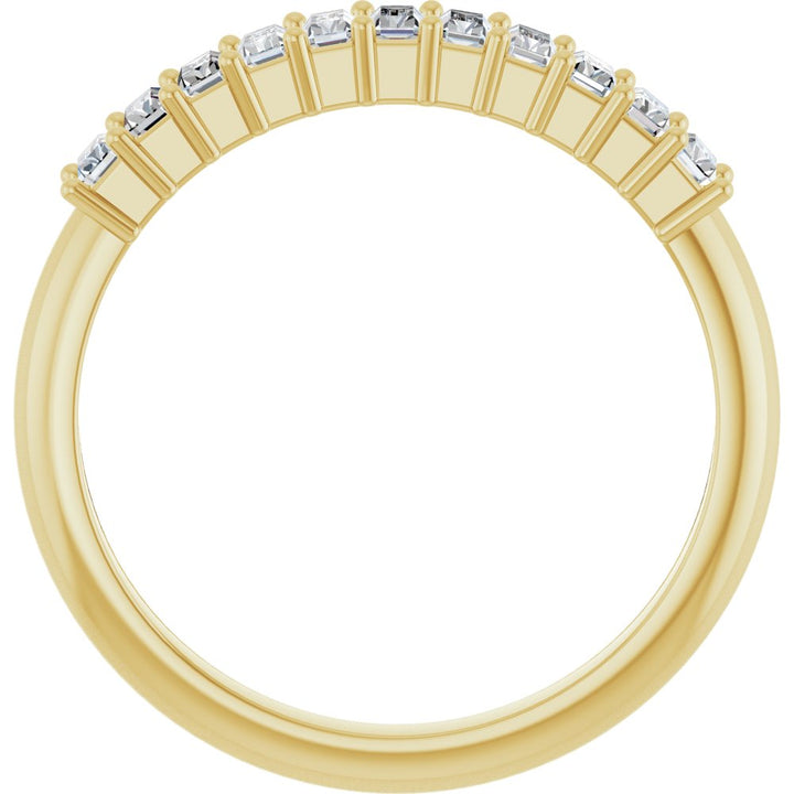 14K Diamond Baguette Anniversary Band