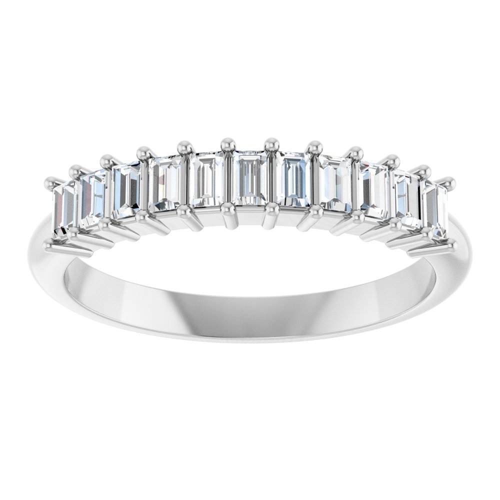14K Diamond Baguette Anniversary Band