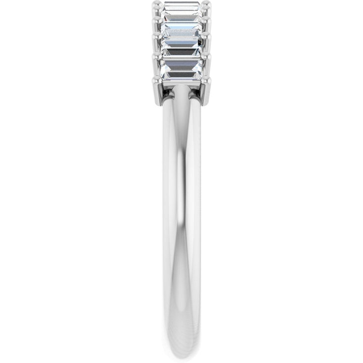 14K Diamond Baguette Anniversary Band