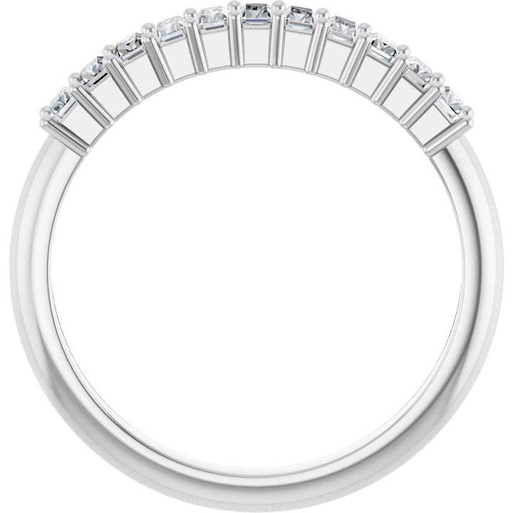 14K Diamond Baguette Anniversary Band