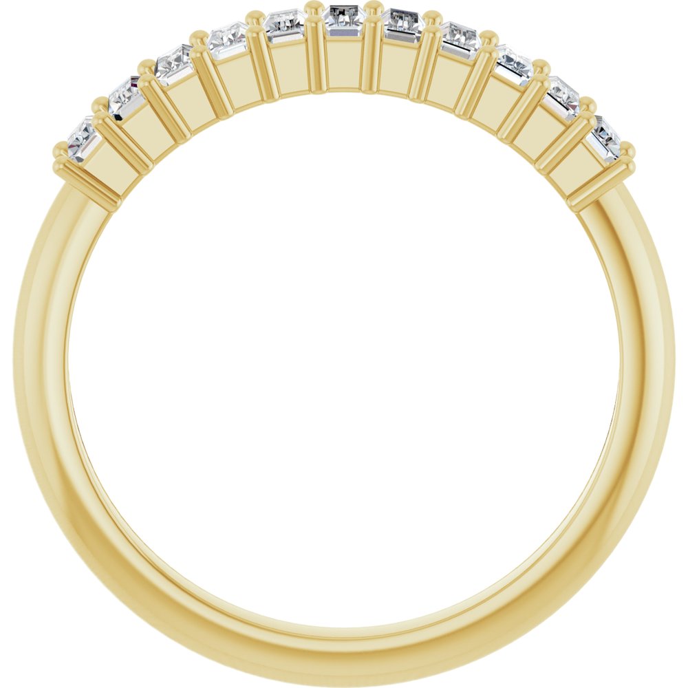 14K Diamond Baguette Anniversary Band