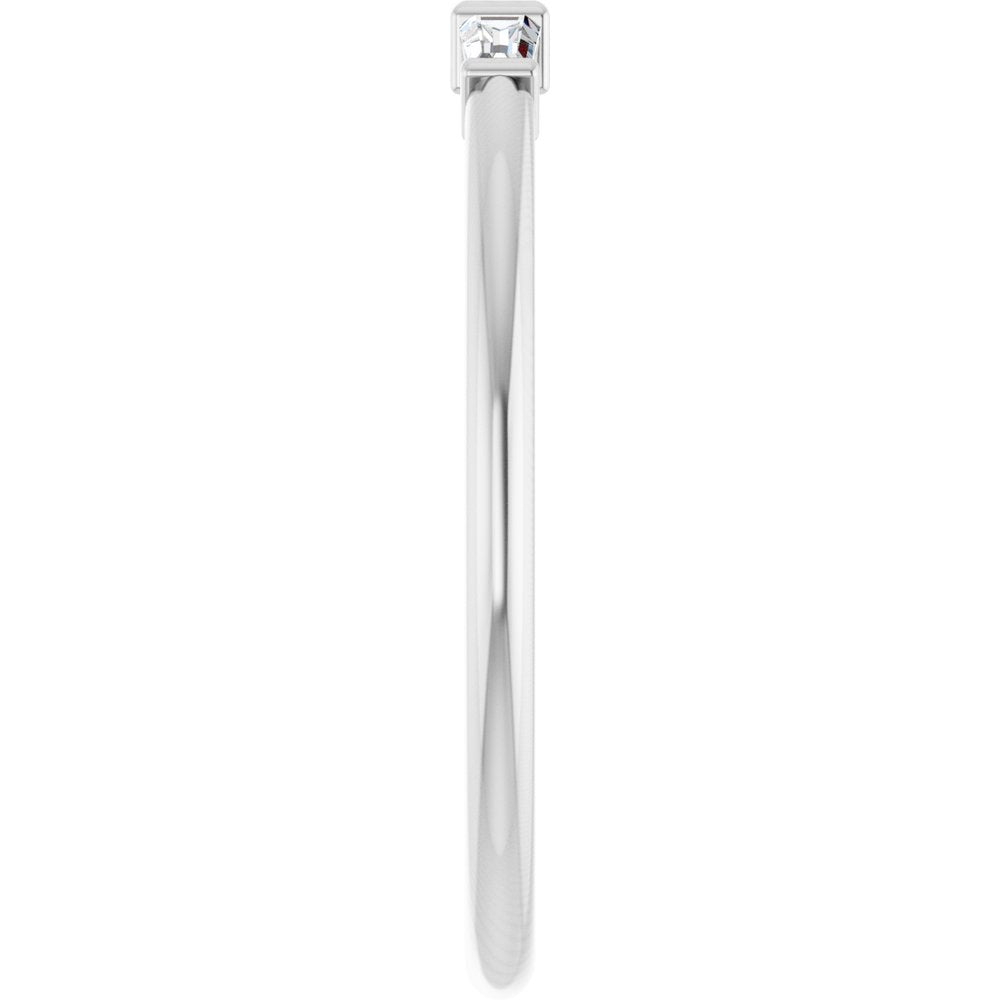14K Diamond Baguette Trio Ring