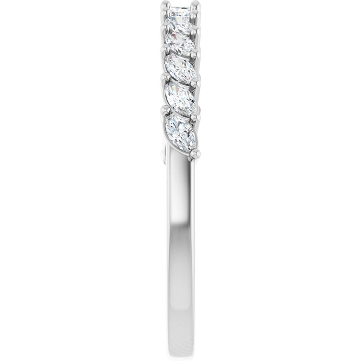 14K Diamond Marquise Anniversary Band