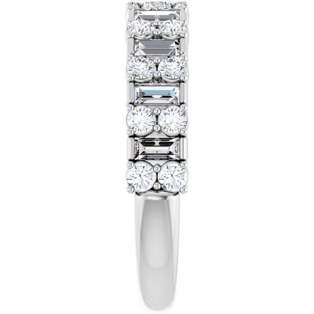 14K Diamond Stacked Anniversary Band