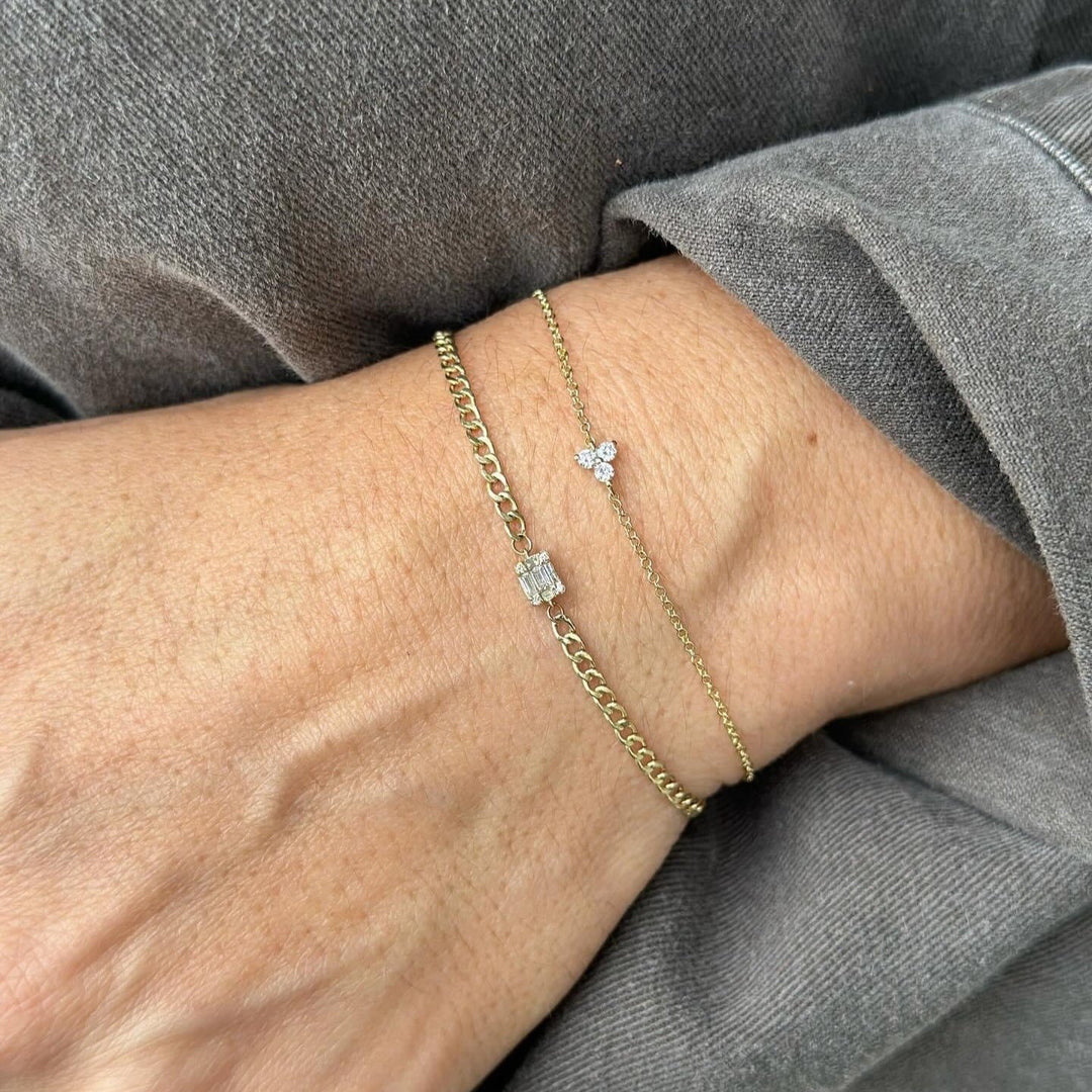 14K Diamond Trio Bracelet