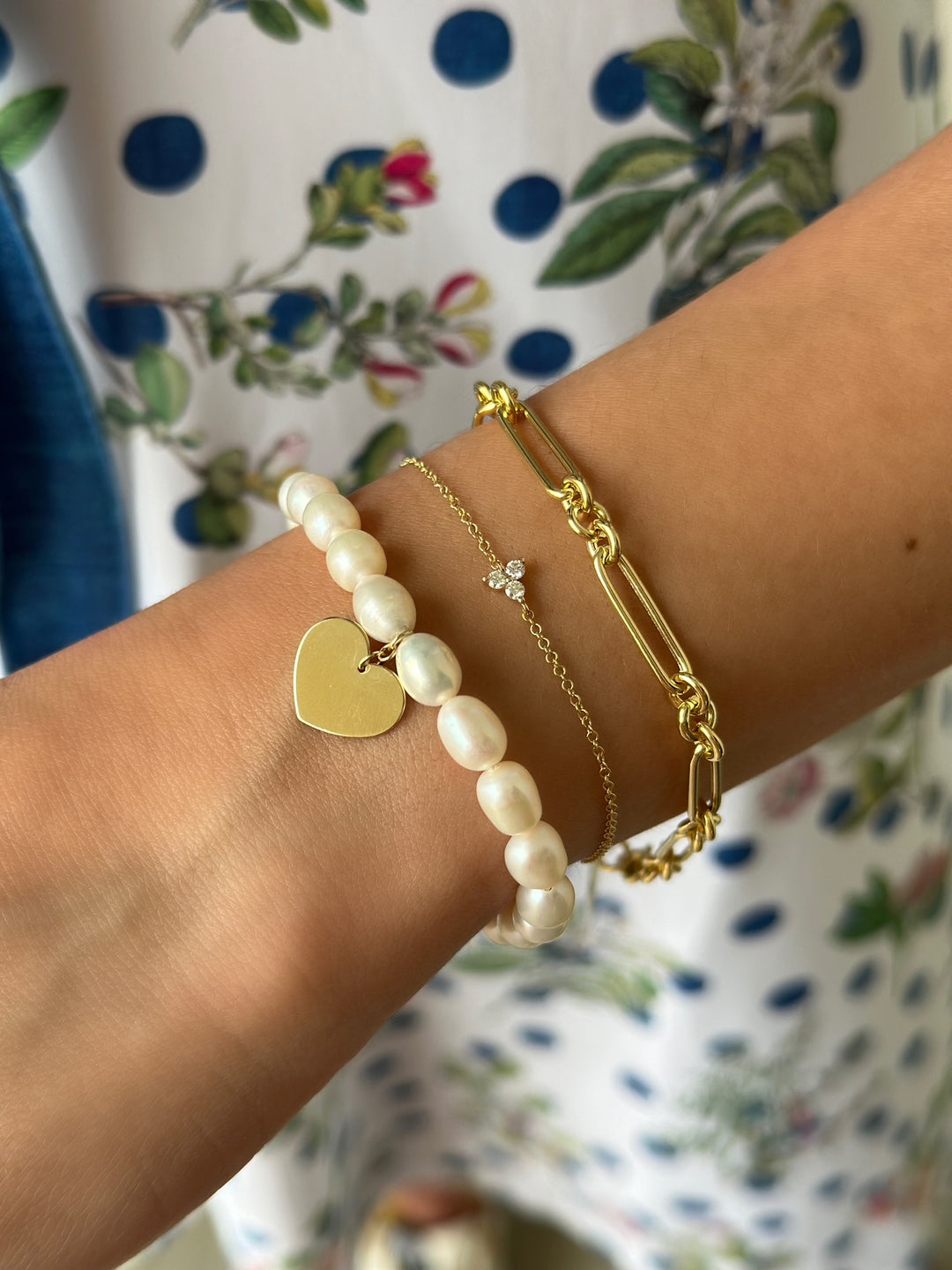 14K Diamond Trio Bracelet