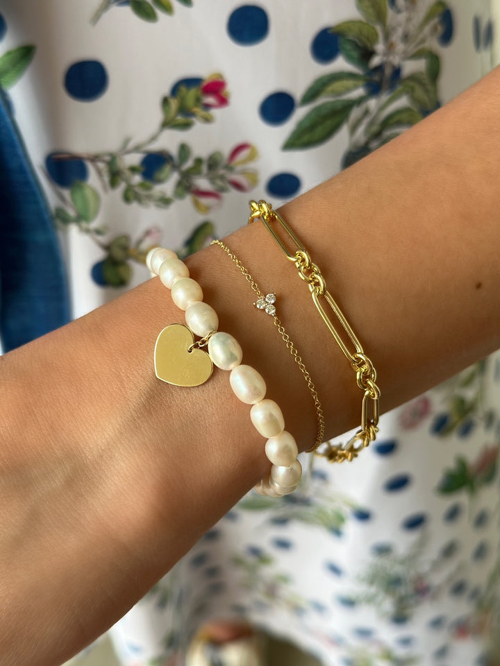 14K Diamond Trio Bracelet