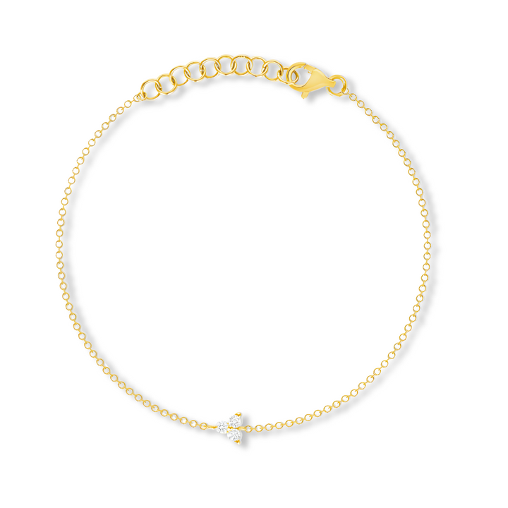14K Diamond Trio Bracelet