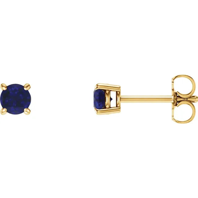 14K Essential Gemstone Studs