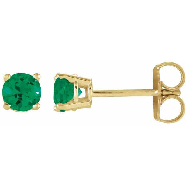 14K Essential Gemstone Studs