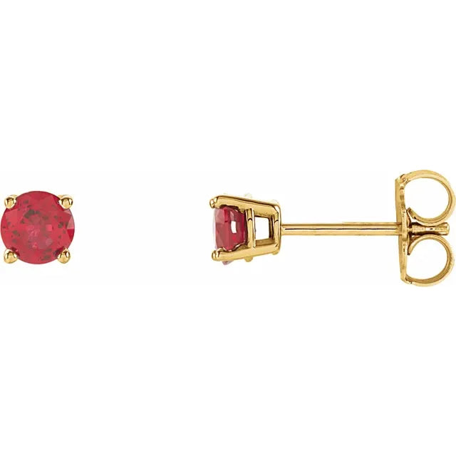 14K Essential Gemstone Studs