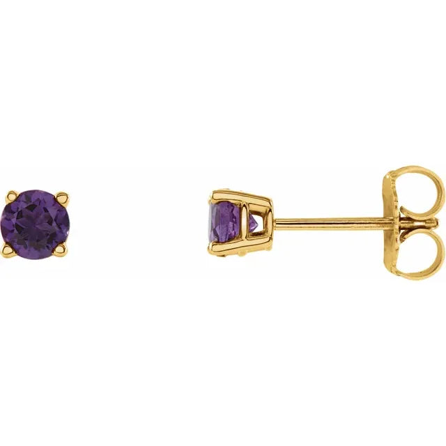 14K Essential Gemstone Studs