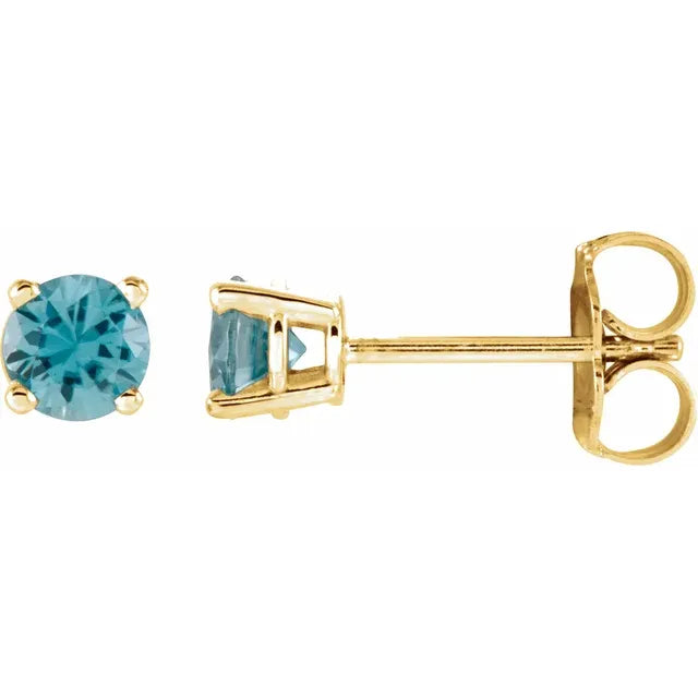 14K Essential Gemstone Studs