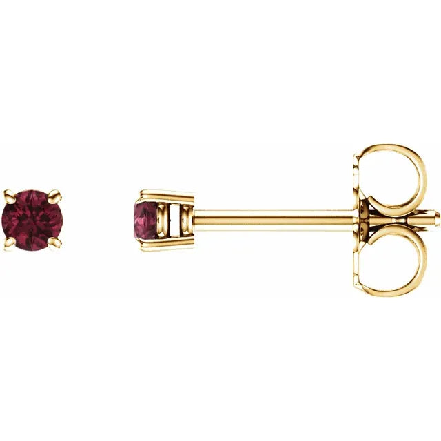14K Essential Gemstone Studs