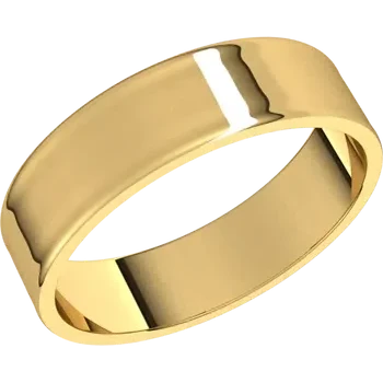 14K Flat Ultra-Light Band