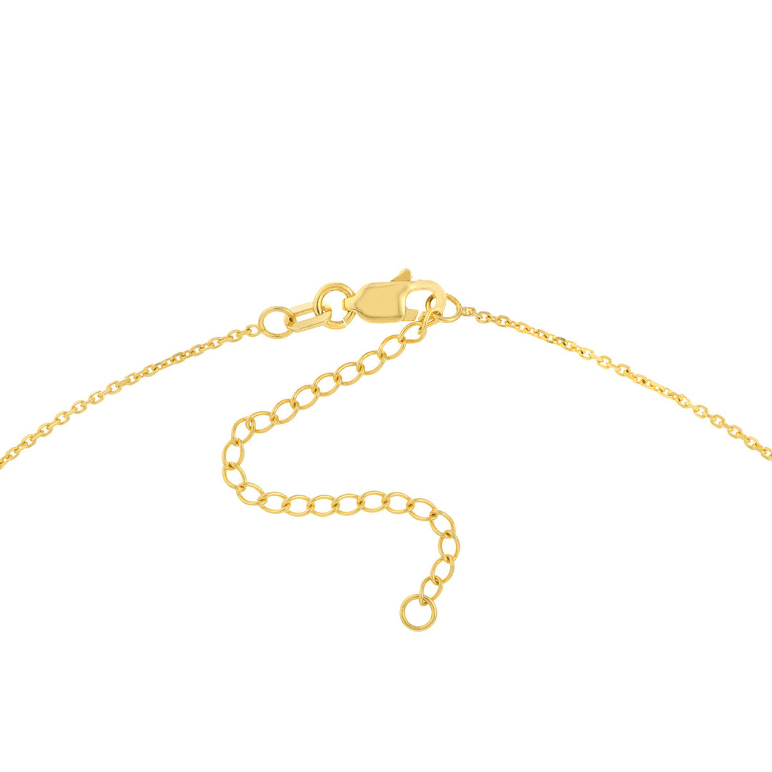 14K Gothic Nameplate Necklace