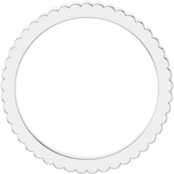 14K Grooved Band