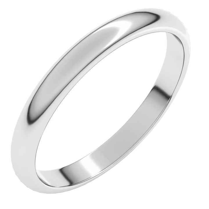 14K Half Round Band