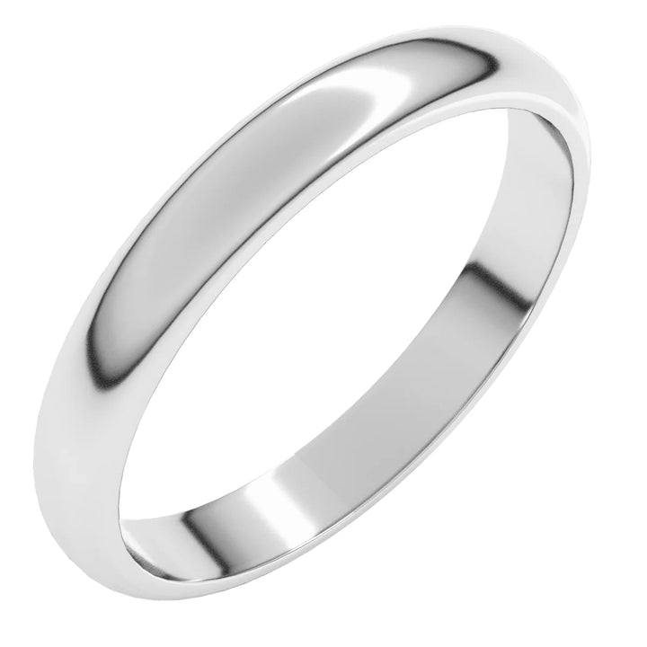 14K Half Round Band