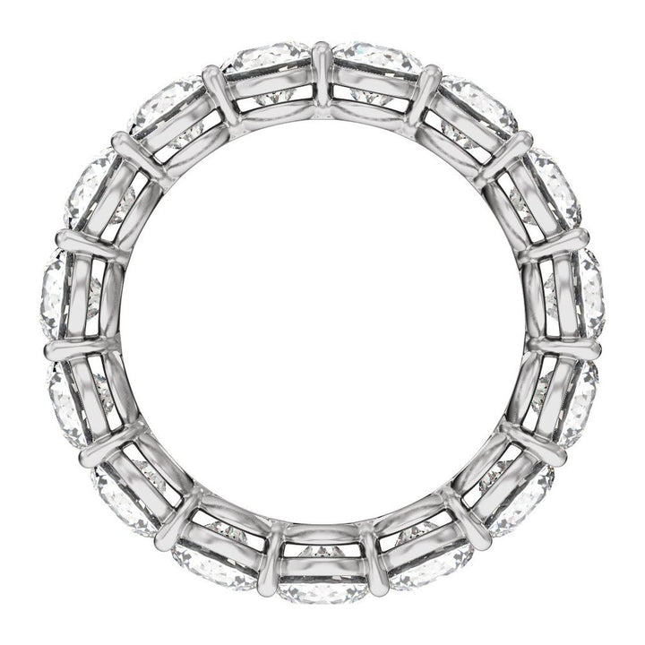 14K Low Profile Diamond Eternity Band