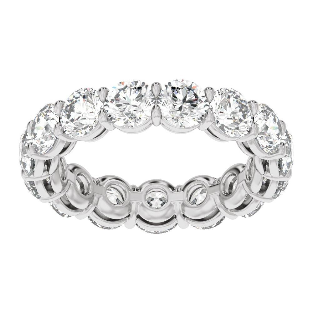 14K Low Profile Diamond Eternity Band
