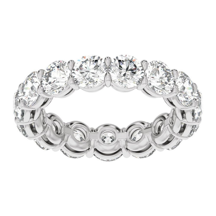 14K Low Profile Diamond Eternity Band