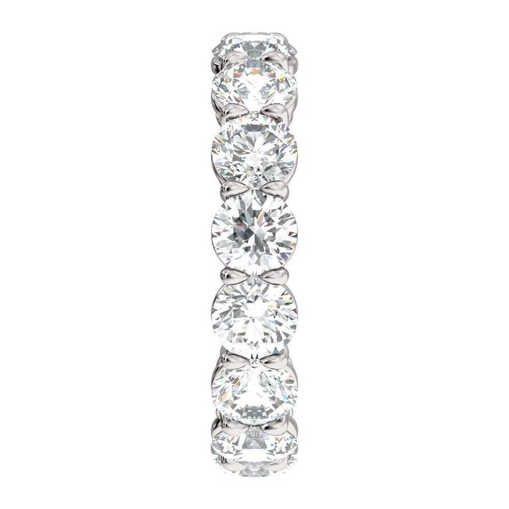 14K Low Profile Diamond Eternity Band