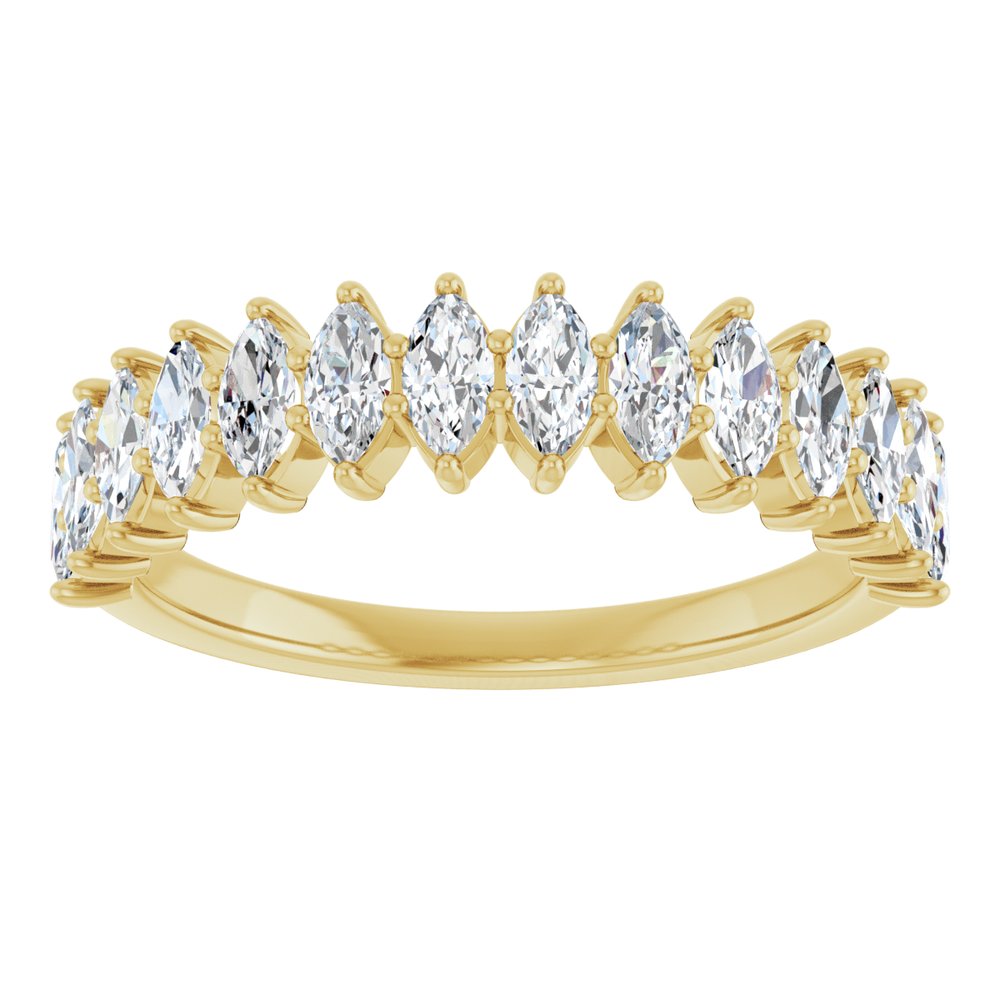 14K Marquise Diamond Anniversary Band-Embark Fine Jewelry